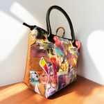 "S1" Leather Handle Tote Bag