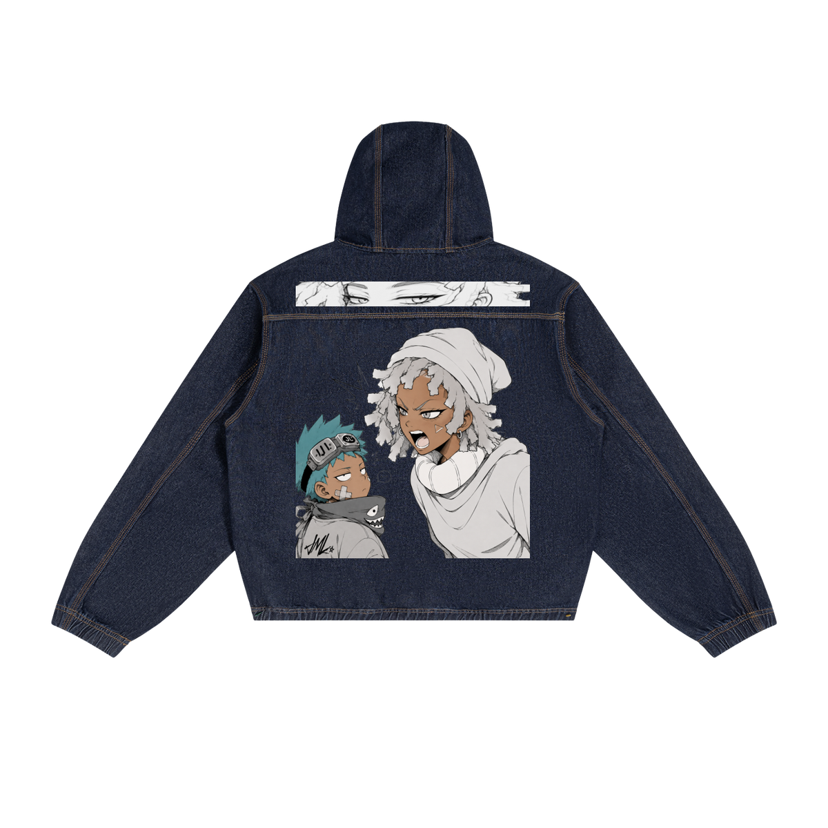 Slice of life "Tsundere" Denim Jacket