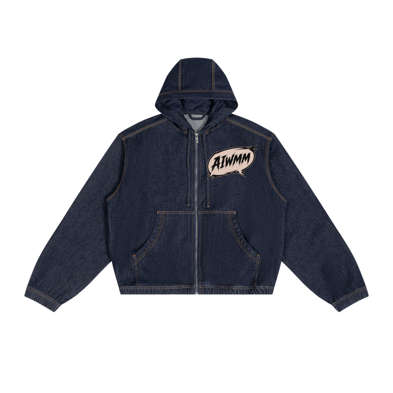 Slice of life "Tsundere" Denim Jacket